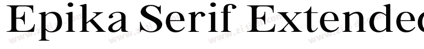 Epika Serif Extended字体转换 Epika Serif Extended字体转换